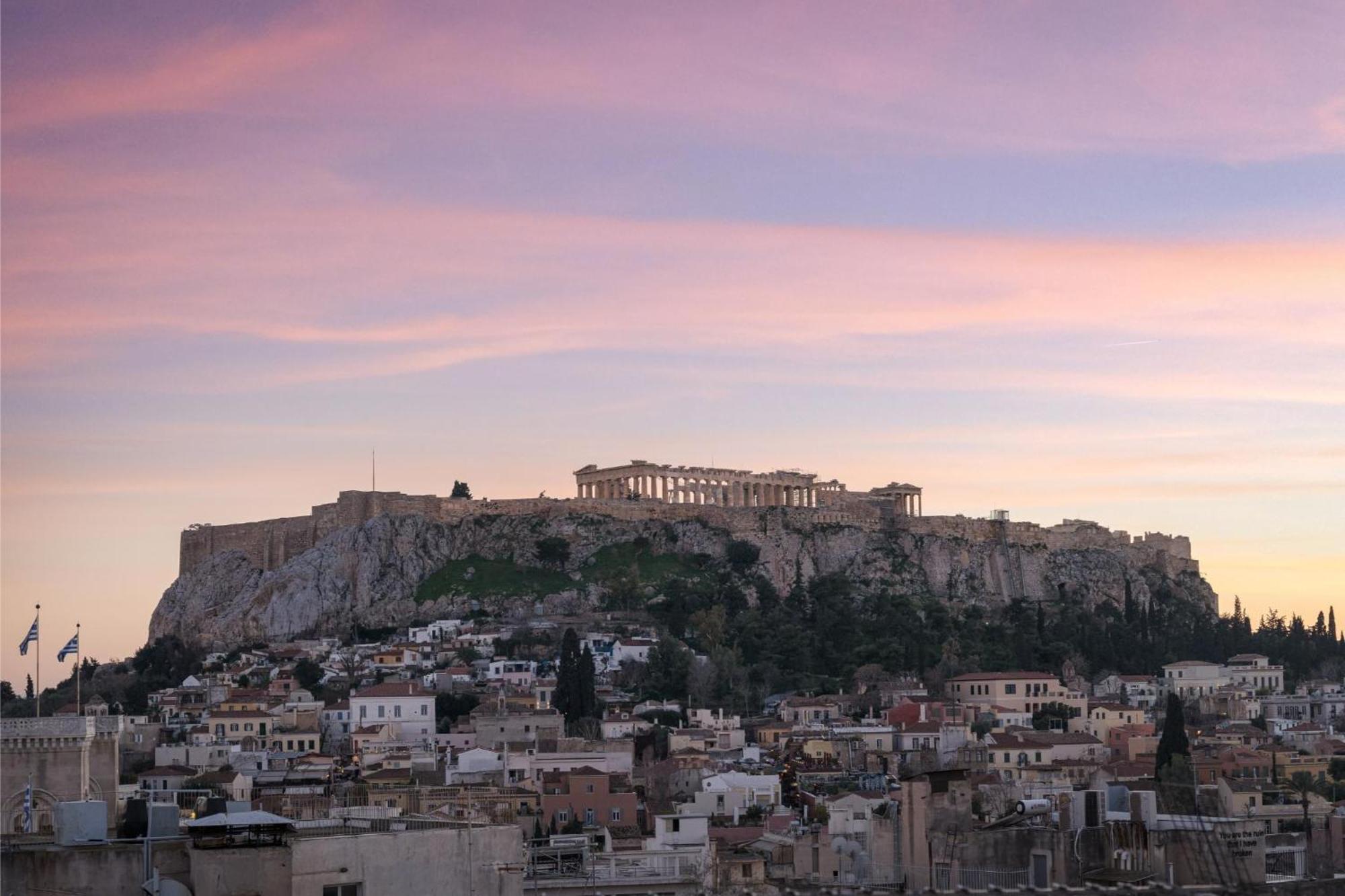 Apartmán Syntagma Unique Penthouse Atény Exteriér fotografie