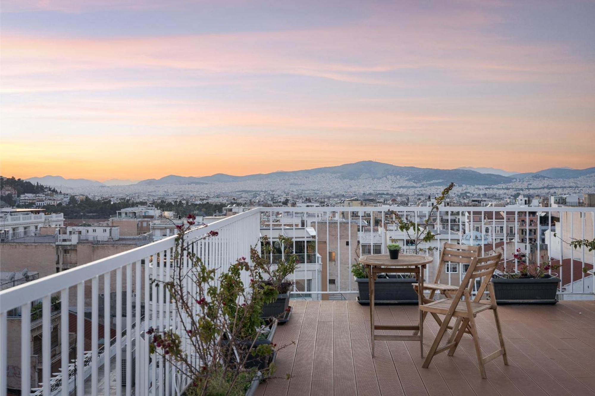 Apartmán Syntagma Unique Penthouse Atény Exteriér fotografie